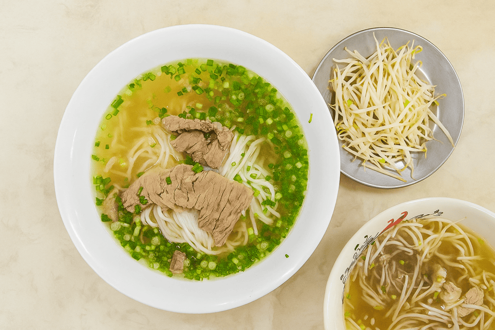 Flavorful Pho with fragrant stir-fried beef and sweet broth